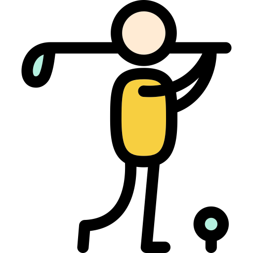 Golf svg vector icon