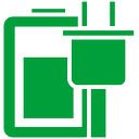 options, power icon