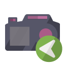 camera,left icon