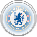chelsea, flag, football, premier english svg vector icon
