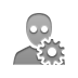 user,awake,gear icon