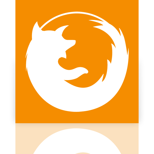 firefox, mirror icon