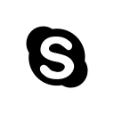 company, logo, media, skype, social svg vector icon