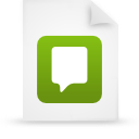 document, file, green, paper icon