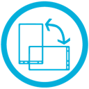 mb, rotate icon