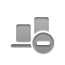 align,horizontal,bottom,delete icon