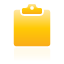clipboard, yellow icon