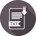 extensiom, file, file format, txt svg vector icon