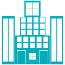 building, hotel, skyscraper, tower svg vector icon