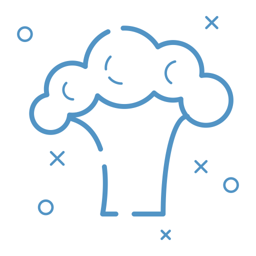 Broccoli svg vector icon