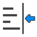 indent, right svg vector icon