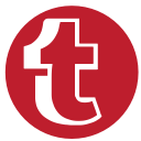 media, rs, social, tumbler svg vector icon