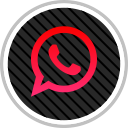 media, online, social, whatsapp svg vector icon