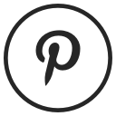 media, pintrest, social svg vector icon