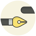 document, draw, drawing, edit, pen, write, writing svg vector icon