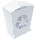 full, garbage, recycle bin, trash icon