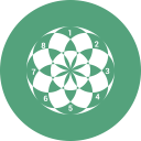 business, chart, flower, pie, ratio svg vector icon