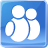 batch, bunch, class, cohort, community, friends, group, groups, knob, myspace, people, pin, snap, tack, users icon