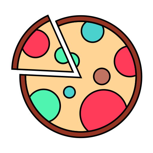 Pizza svg vector icon