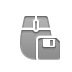 mouse,diskette icon