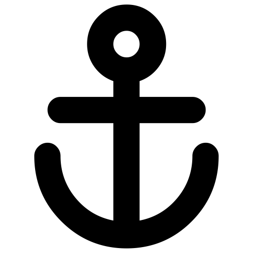 Anchor svg vector icon