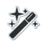 magic, sticker, wand icon