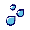 acqua, drop, gocce, pioggia, rain, water, weather svg vector icon