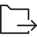 folder, misc, next svg vector icon