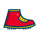 boot, shoes, tracking svg vector icon