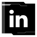 epic, internet, linkedin, web svg vector icon