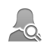 user,woman,zoom icon