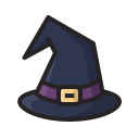 halloween, hat, horror, magic, scary, witch svg vector icon