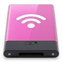 airport, pink, w icon