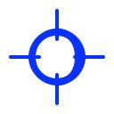 aim, bullseye, focus, goal, purpose, target, targeting svg vector icon