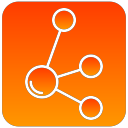 molecule, scientific svg vector icon