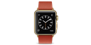 apple, bright, buckle, edition, gold, modern, product, red, watch icon