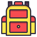 bag, container, pack, school svg vector icon