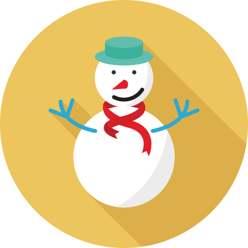 Snowman svg vector icon
