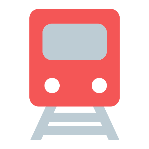 Metro svg vector icon
