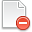 page,white,delete,del,remove icon