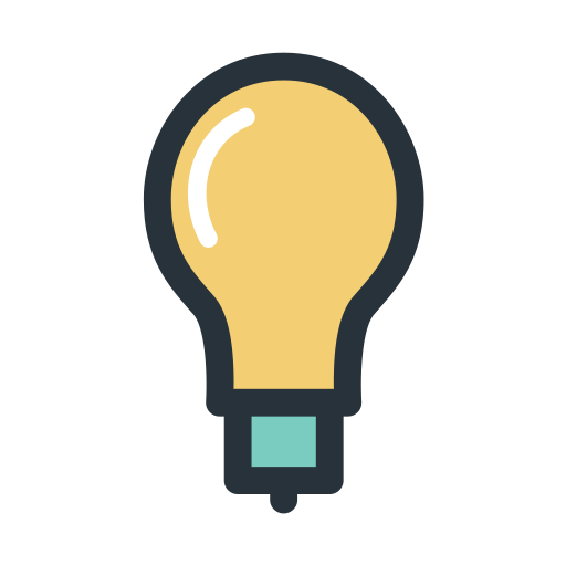 Color Bulb svg vector icon