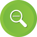 detective, glass, magnifier, magnifying, out, search, zoom svg vector icon