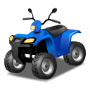 blue, quadbike, quadbikeblue icon