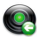 disc,back,left,prev,backward,previous,disk,save,arrow icon