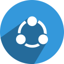 , media, network, shareit, social svg vector icon