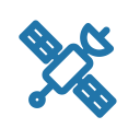 internet, line, satellite svg vector icon