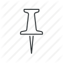 gps, marker, navigate, navigation, pin, point, pointer icon