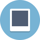 photo, picture, polaroid svg vector icon