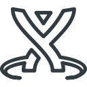 confluence, logo, media, social svg vector icon