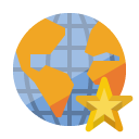 world,star icon